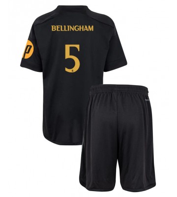 Real Madrid Jude Bellingham #5 Tercera Equipación Niños 2023-24 Manga Corta (+ Pantalones cortos)